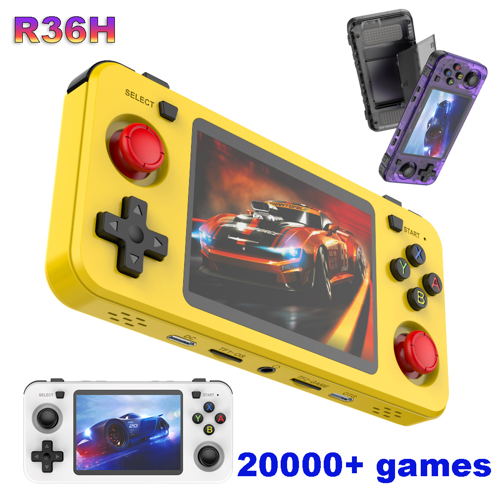 Gaming Console Youtube - R36H ARKOS レトロ携帯ゲーム機 ポータブル 64G 128G