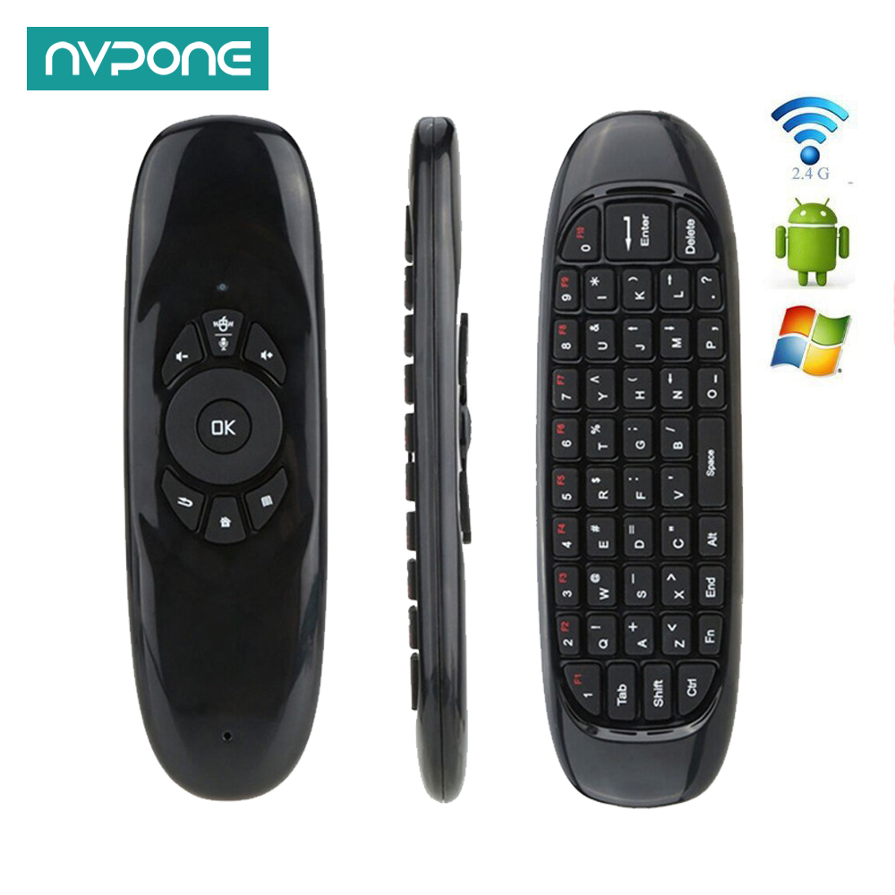 Gaming Console For Smart Tv - Fly Air Mouse-英語のセンサー付きワイヤレスキーボード,2.4g rfリモコン付き,ゲーム用,Android,スマートTVボックス