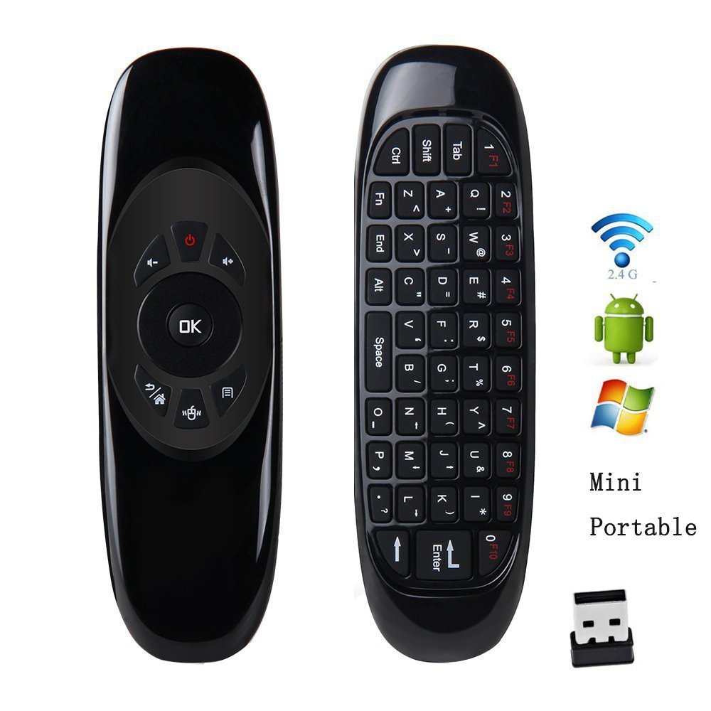 Gaming Console For Smart Tv - C120 フライエアマウス ワイヤレスキーボード 英語音声 バックライト付き 2.4G