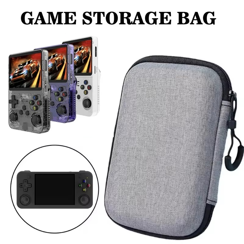 Gaming Console R36S - ハードEVA収納バッグ ポータブルゲームケース 旅行用耐衝撃キャリングケース ゲーム機保護ケース R36S R35Sアクセサリー用