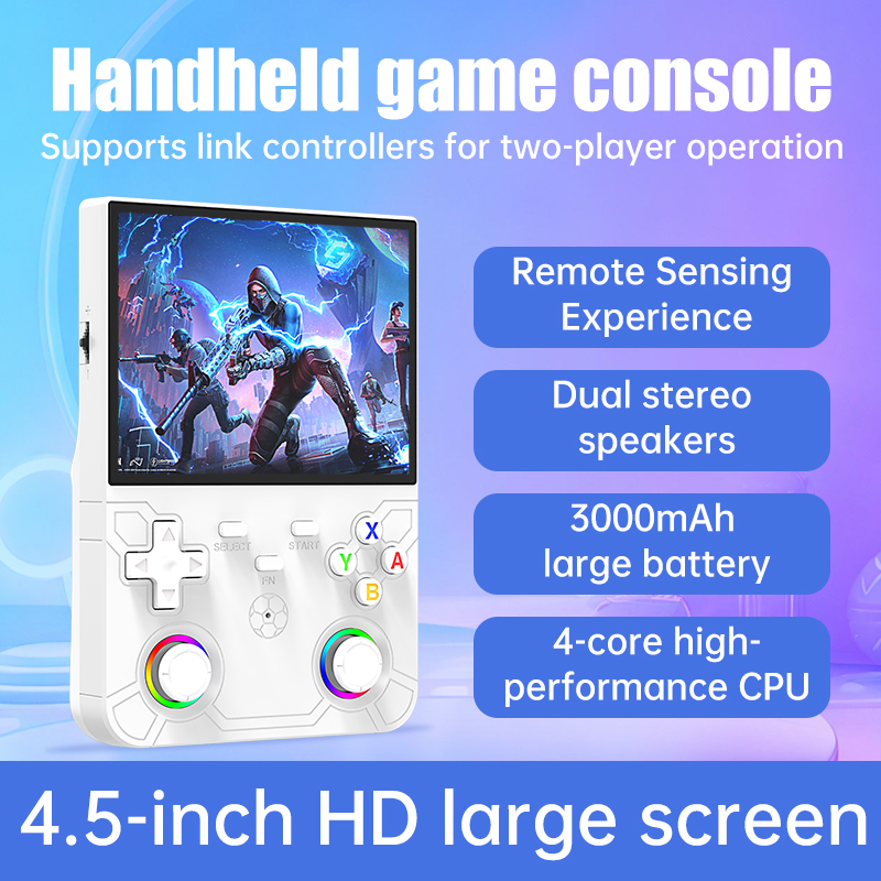 Gaming Console Deals - R36 Ultra X レトロハンドヘルドビデオゲームコンソール オープンソースLinuxシステム搭載 4.5インチIPSスクリーン