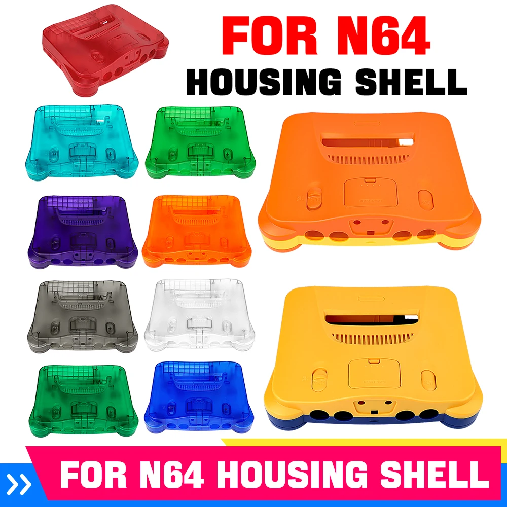 Gaming Console Retro - 11色の交換用レトロビデオゲームコンソールハウジングシェルカバーケース（N64ゲームコンソールアクセサリー用）