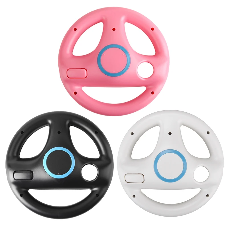 Steering Wheel Gaming - ハンドルグリップレーシングホイールコントローラー 3 色レーシングゲーム任天堂 Wii リモコングリップレーシングホイールゲームパッドアクセサリー