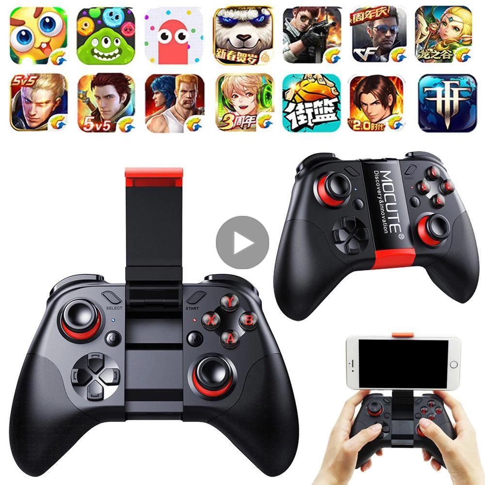 Gaming Console For Smart Tv - 携帯電話,Android,iOS,携帯電話用のゲームコントローラー,Bluetoothを備えたワイヤレスコントローラー