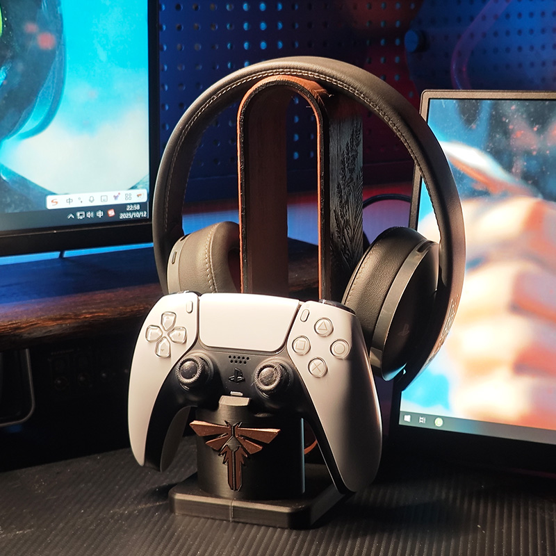 Gaming Console With - ハンドルイヤホンスタンドゼルダアニメテーマハンガーPS5ゲームロゴeスポーツデスクトップオーナメントゲームコンソールアクセサリー