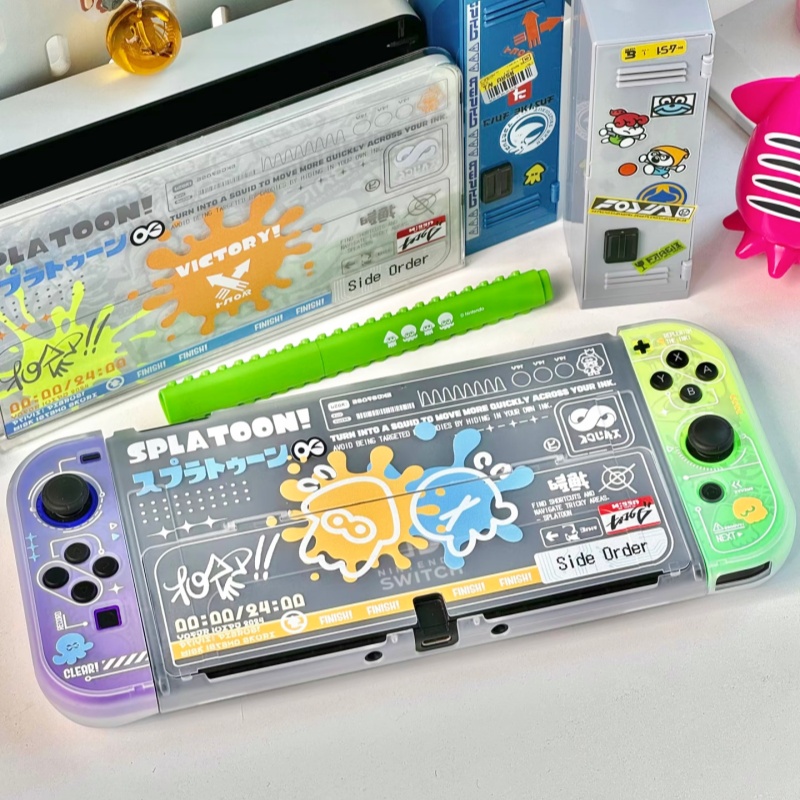 Gaming Console With - Splatoon 3 Switch 2 Gen スプリット薄型保護ケース