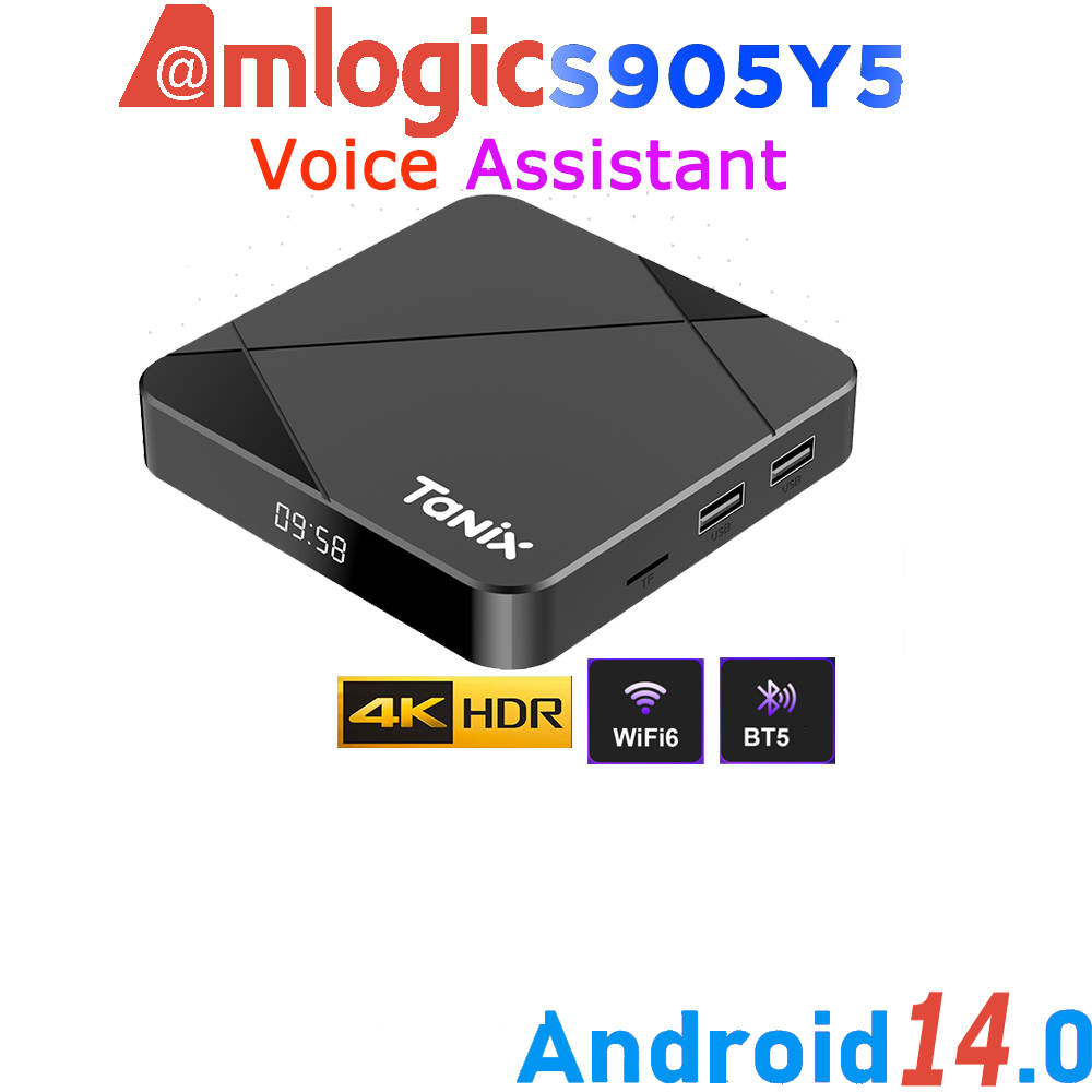 Gaming Console Youtube - Amlogic S905Y5 Android14.0 4Kビデオ Wifi6 BT5.0