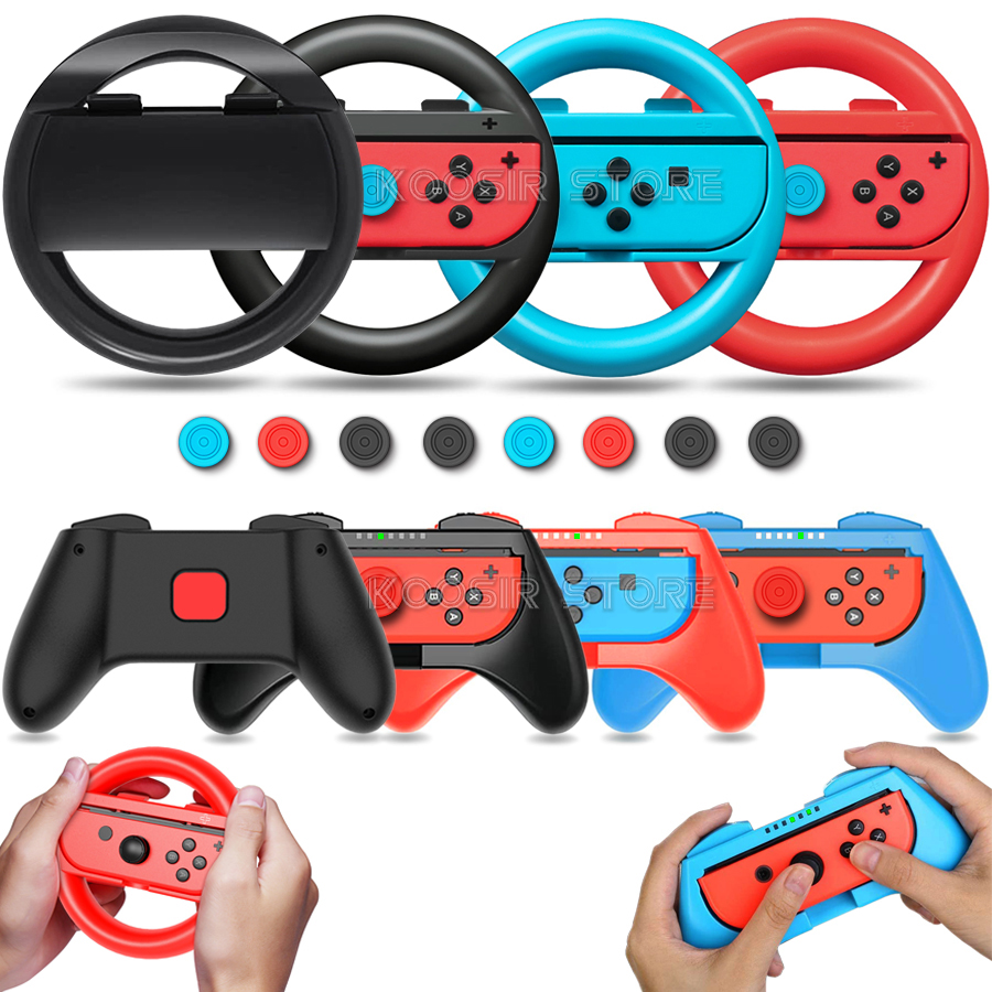 Steering Wheel Gaming - Nintend Switch ゲーム アクセサリー セット ジョイコン