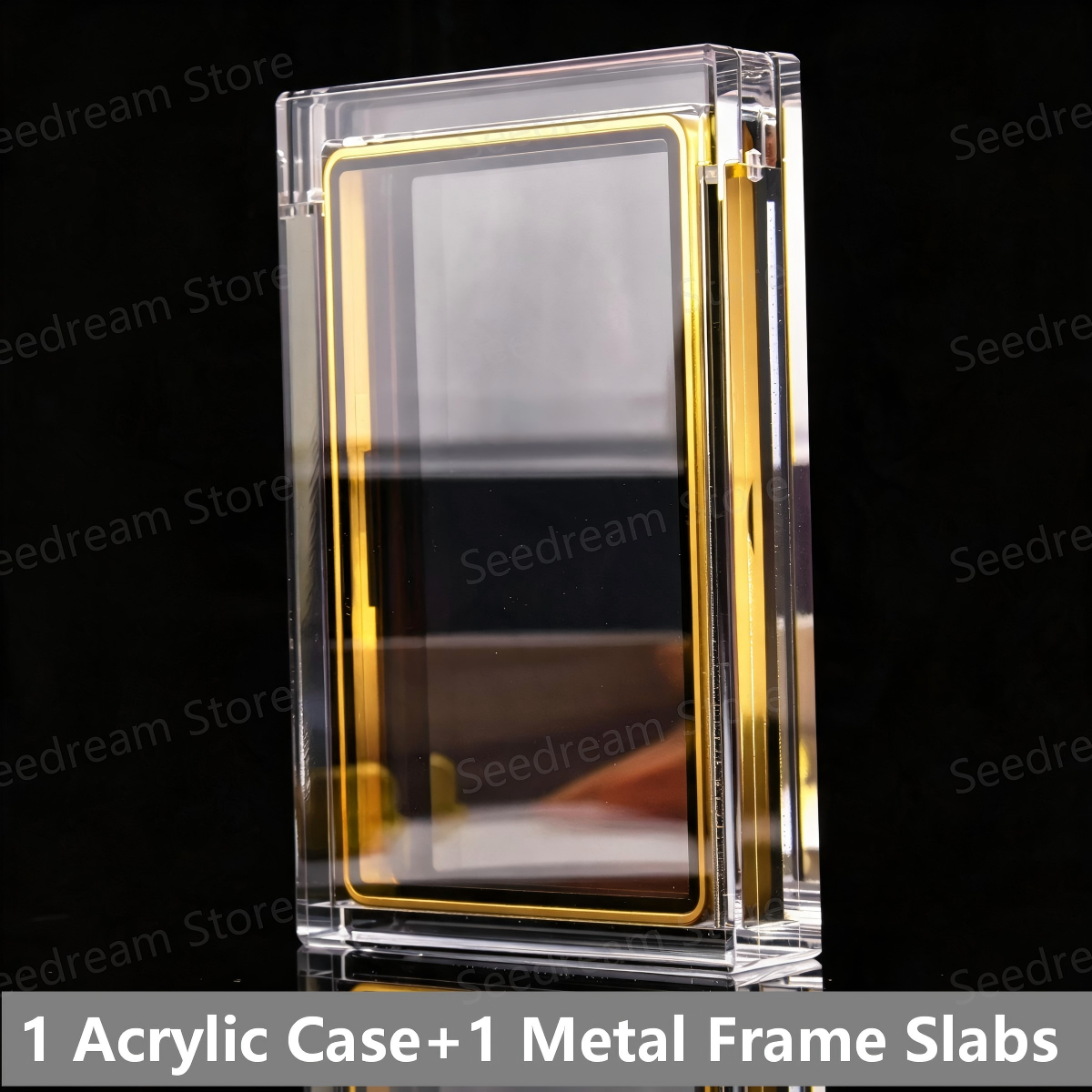 Gaming Card Holder - PSA CGC BGSスラブコレクターギフト 35ptカードプロテクターホルダー PSAグレーディングカードディスプレイケース アクリルマグネットスタンド
