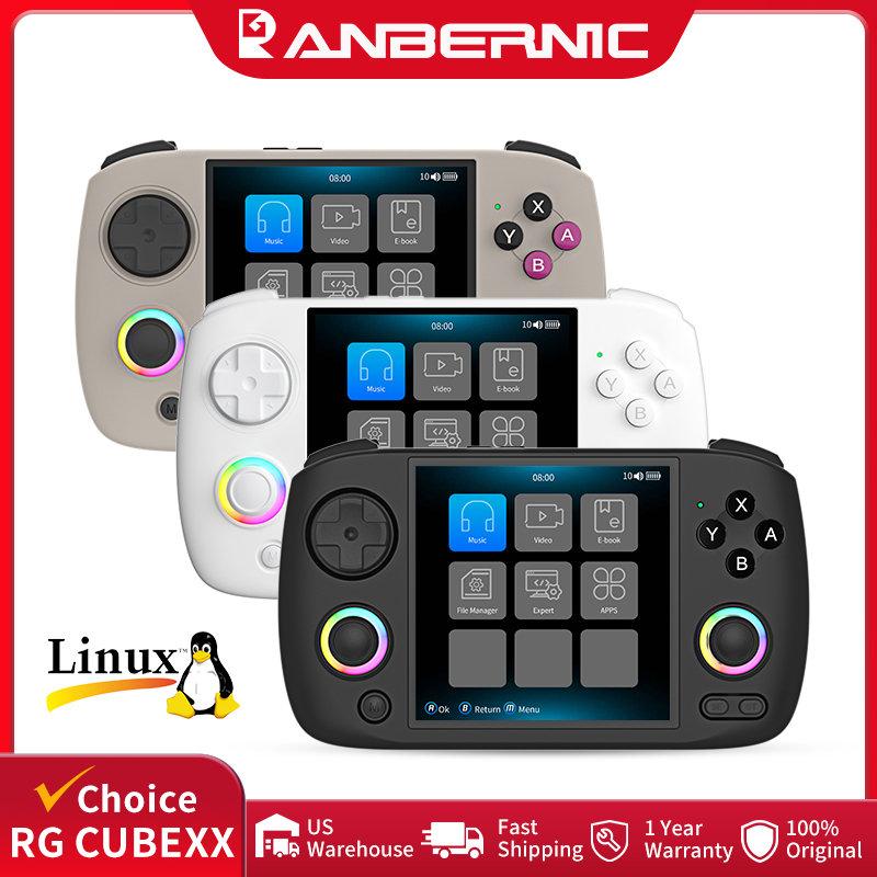 Gaming Console Deals - ANBERNIC RG CubeXX 携帯ゲーム機 3.95インチ IPSスクリーン