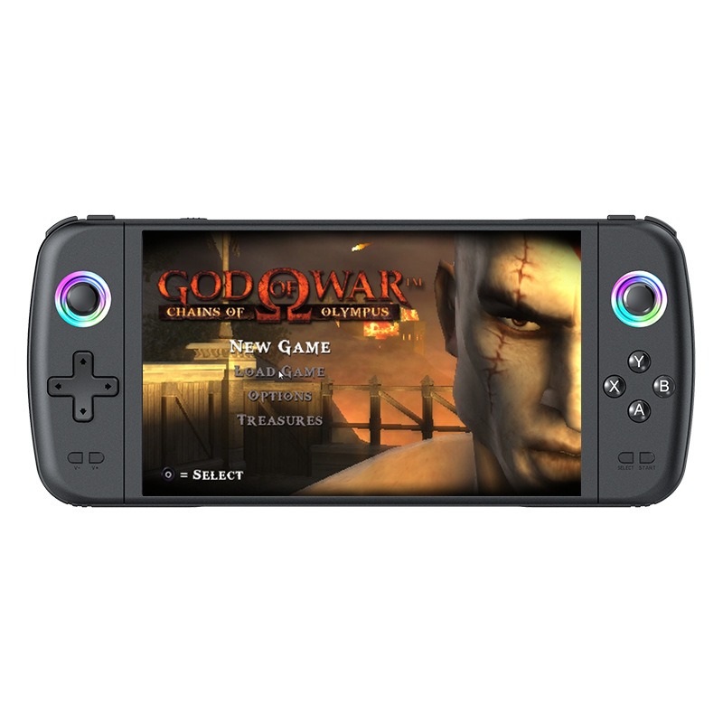 Gaming Console Youtube - 新型M27 7インチIPSスクリーン 携帯型ゲーム機 Emuelecシステム ジョイスティック RGBライトニング