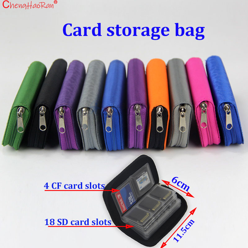Gaming Card Holder - 1PC 22 スロットメモリカード収納ケース CF/SD/Micro SD/SDHC/MS/DS カメラメモリカードホルダーバッグゲーム