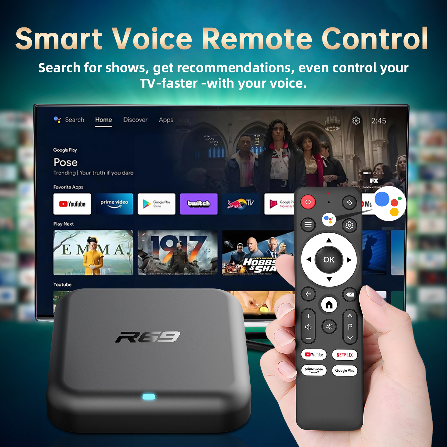 กล่องสมาร์ททีวี Android 14.0 G - Gaming Console Youtube のレビューと価格