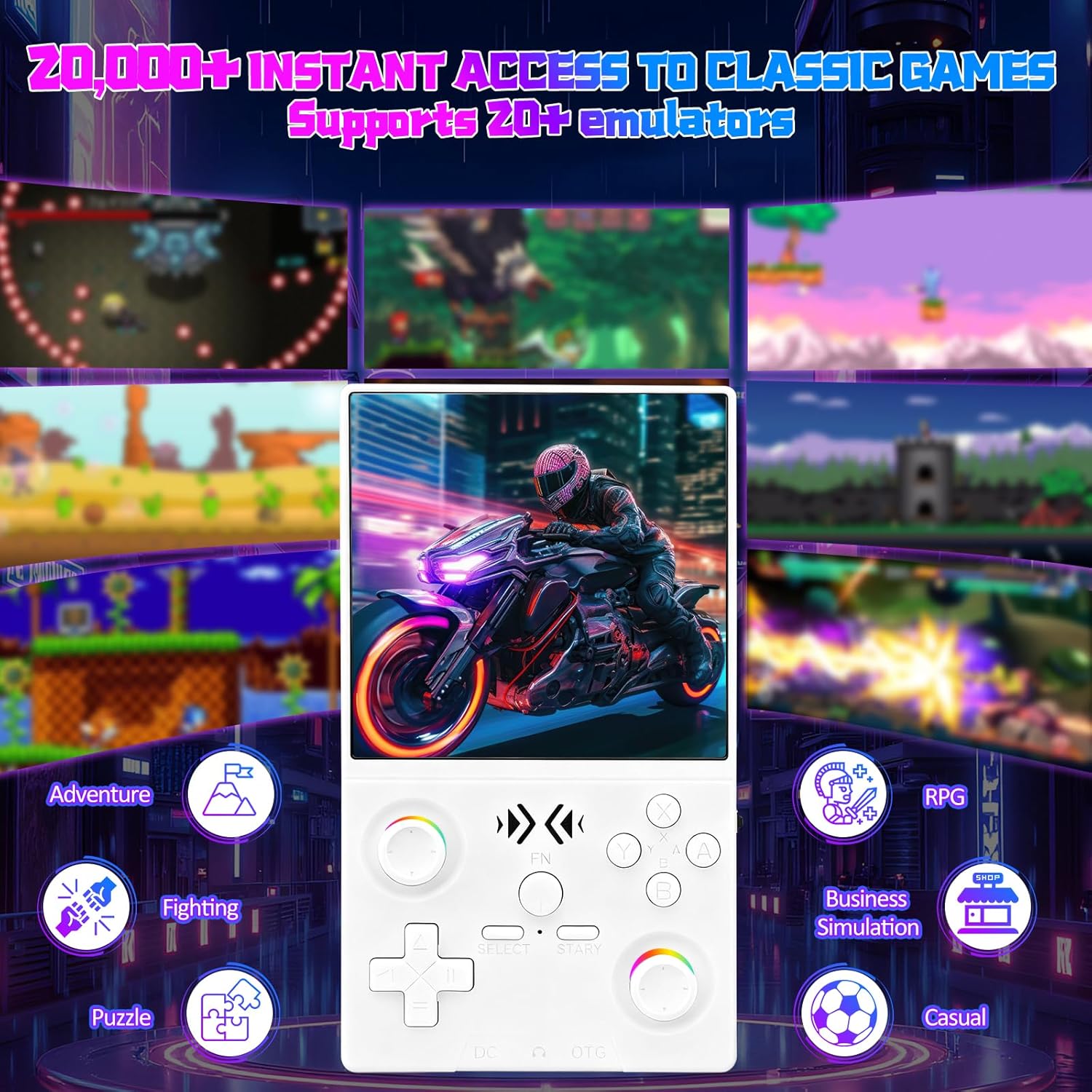 FLLBW XF40V レトロハンドヘルドゲーム機 4.0イ - Gaming Console Retro Handheld のレビューと価格