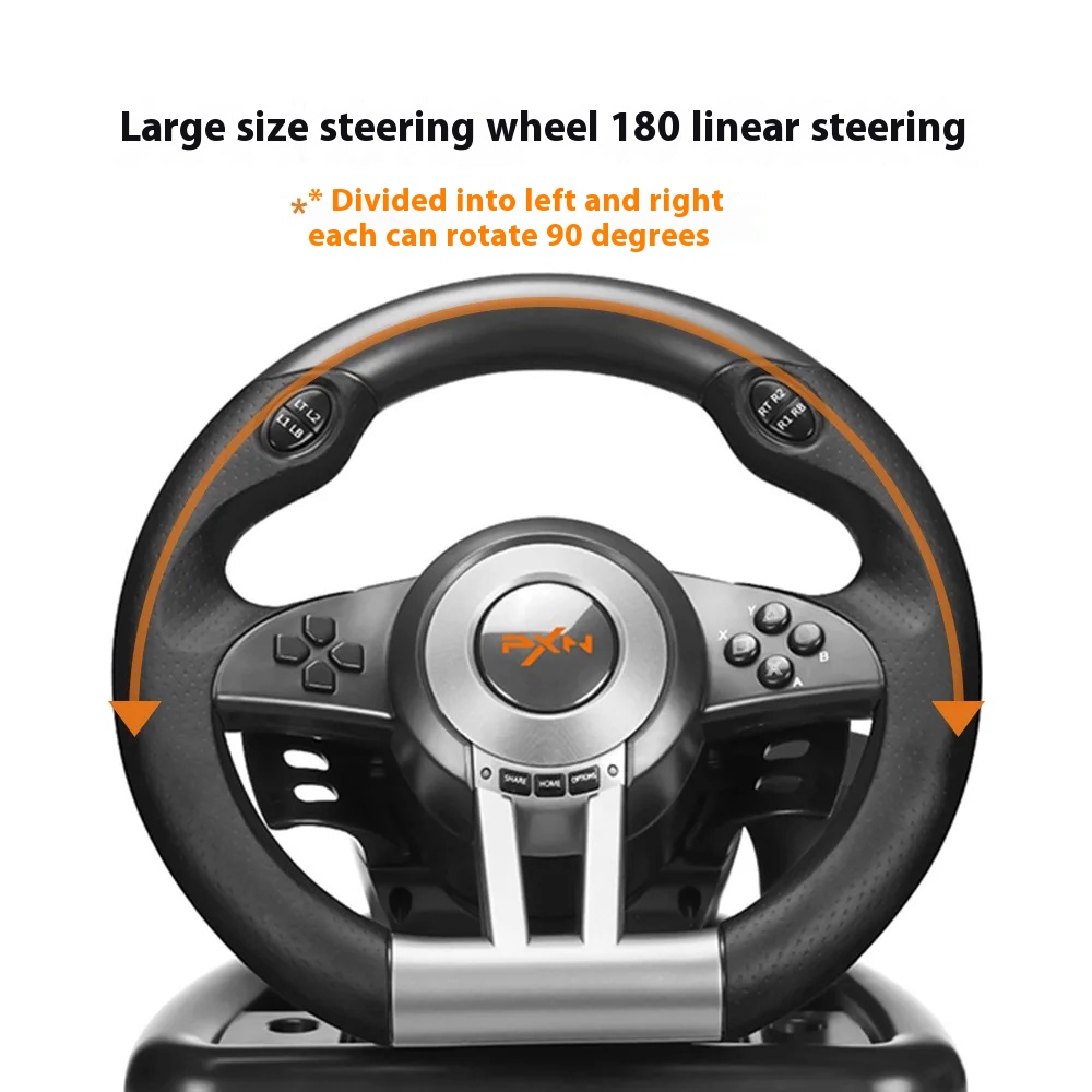 Pxn V3 Pro ゲーミングステアリングホイール 180 - Steering Wheel Gaming のレビューと価格