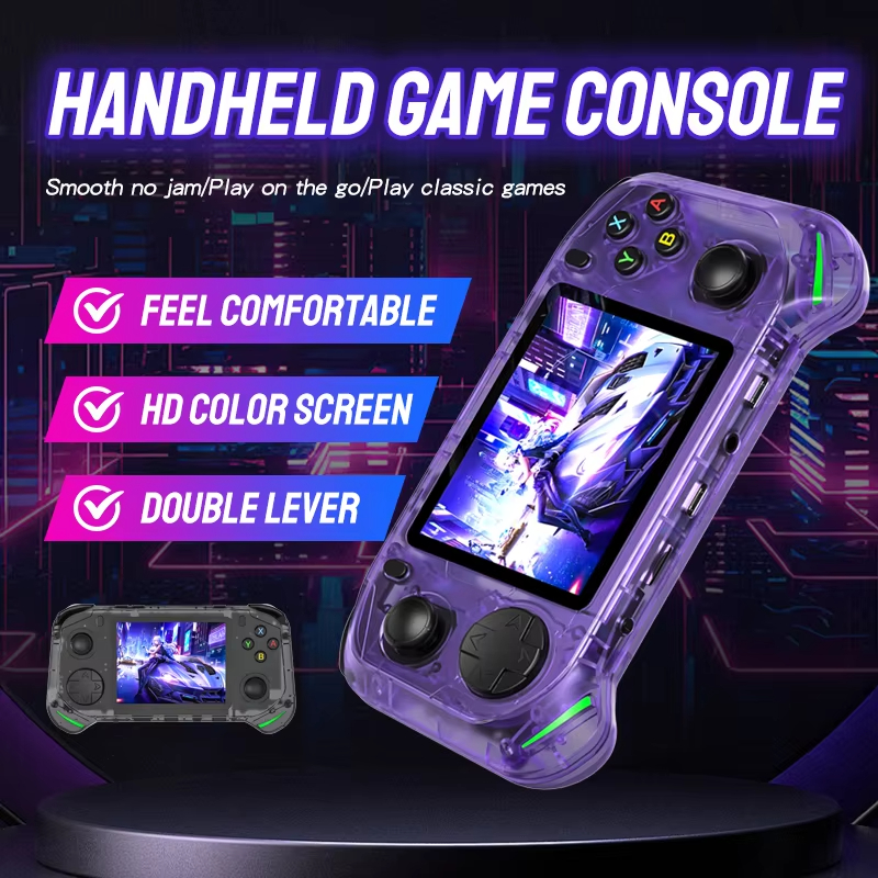 RX6H レトロハンドヘルドゲームコンソール Linux シ - Gaming Console Youtube のレビューと価格
