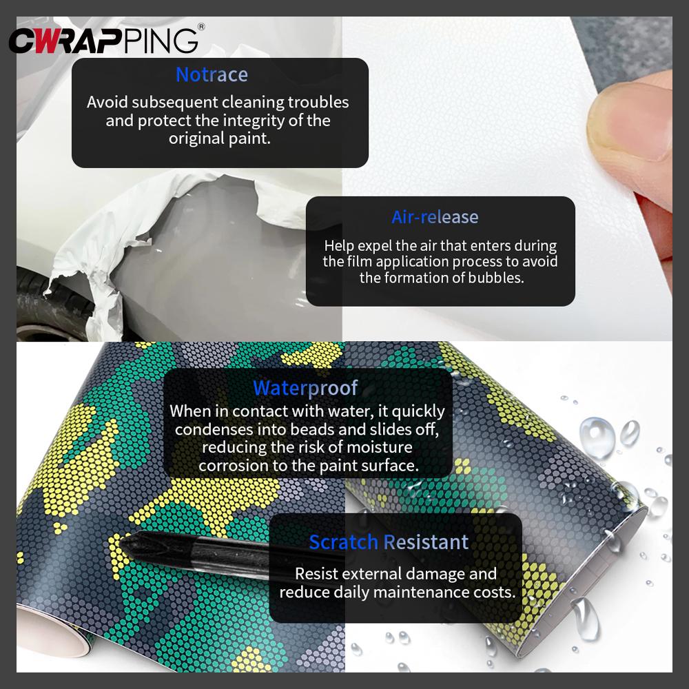 ビニールラップフォイルカーデカール防水自己粘着フィルムカーラ - Console Skin Wrap のレビューと価格