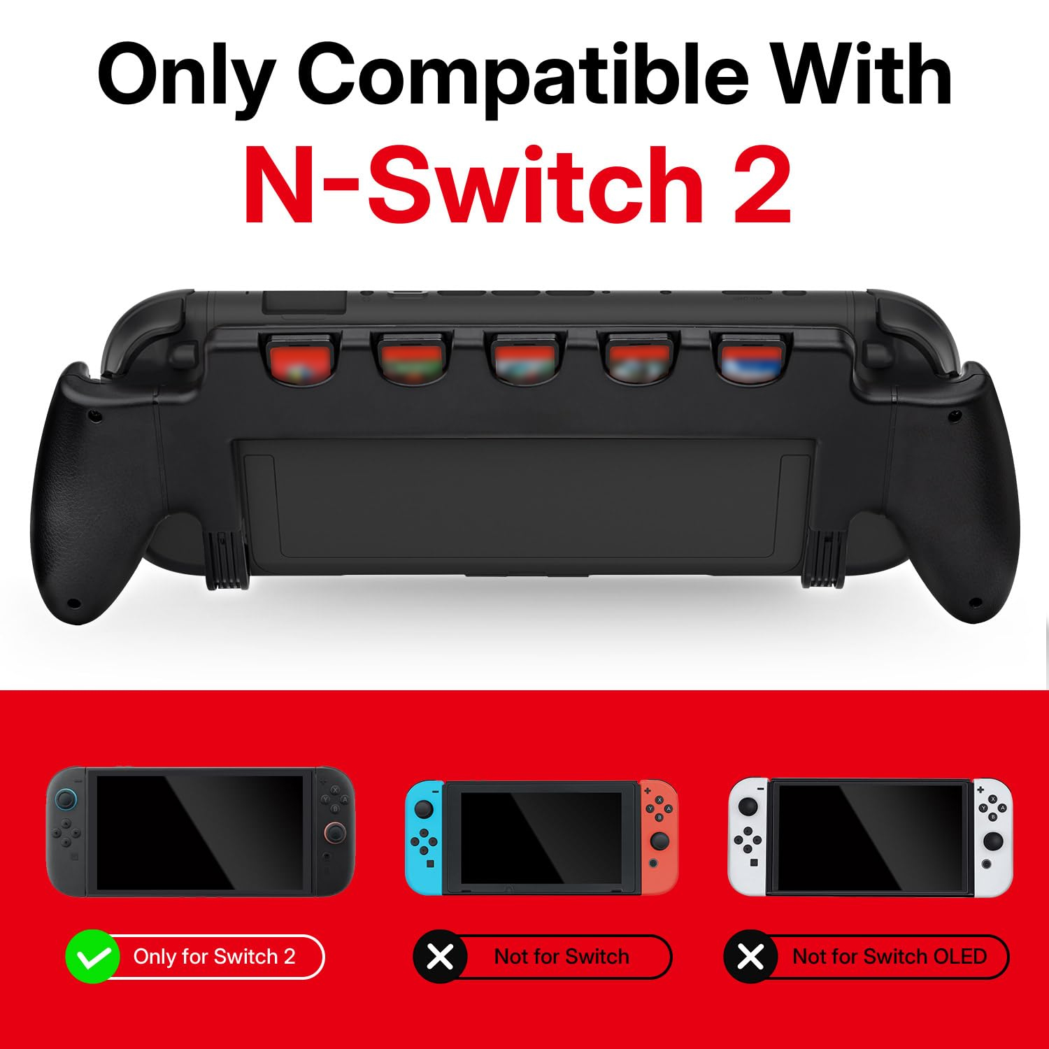 ニンテンドースイッチ2用ハンドグリップケース スタンドホルダ - Gaming Card Holder のレビューと価格