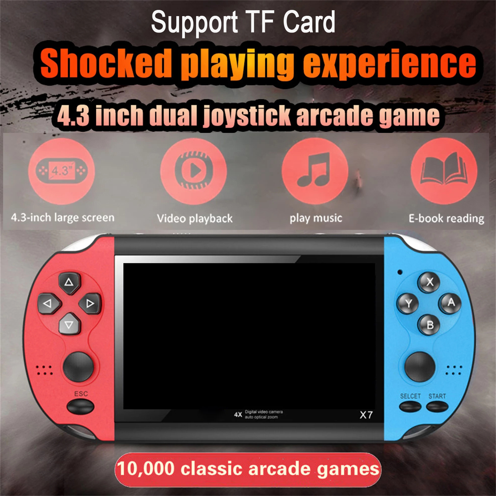 レトロビデオゲームコンソールポータブルハンドヘルドゲームビデ - Gaming Console Youtube のレビューと価格
