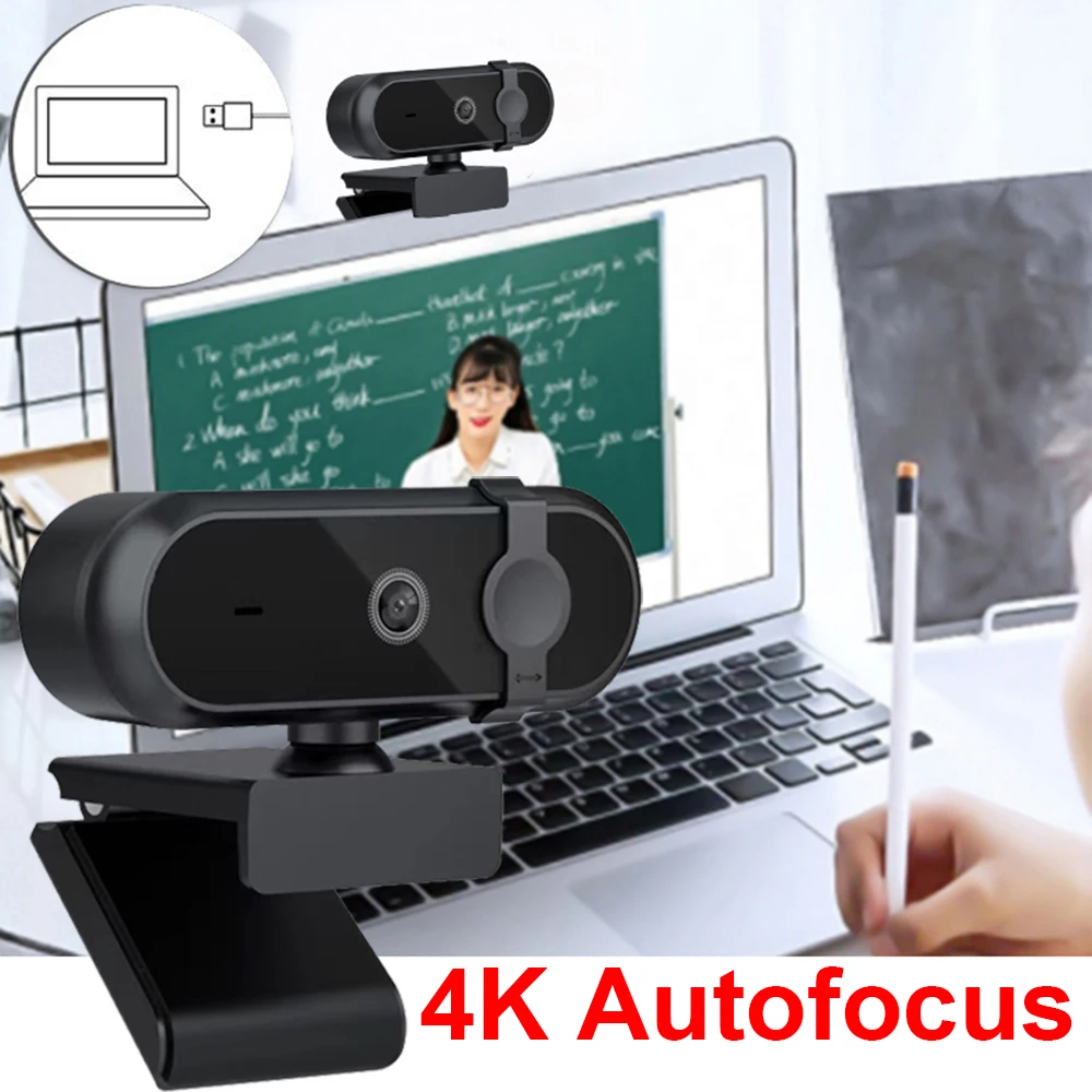 4K 2Kオートフォーカスウェブカメラ 30fps フルHD - Gaming Console Youtube のレビューと価格