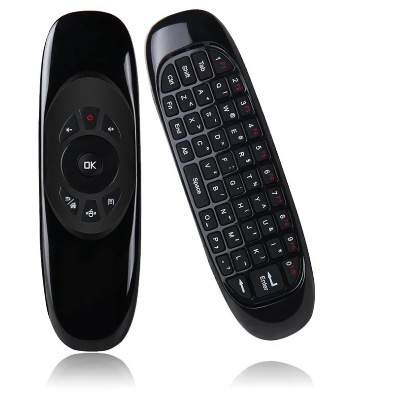 C120 フライエアマウス ワイヤレスキーボード 英語音声  - Gaming Console For Smart Tv のレビューと価格