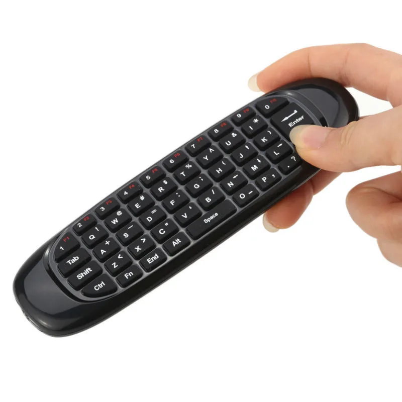 C120 フライエアマウス ワイヤレスキーボード 英語音声  - Gaming Console For Smart Tv のレビューと価格
