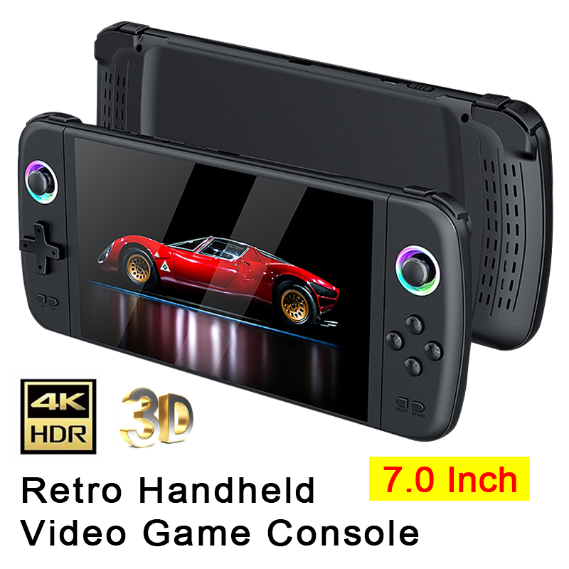 M27ポータブルポケットレトロハンドヘルドゲーム機、7.0イ - Gaming Console Youtube のレビューと価格