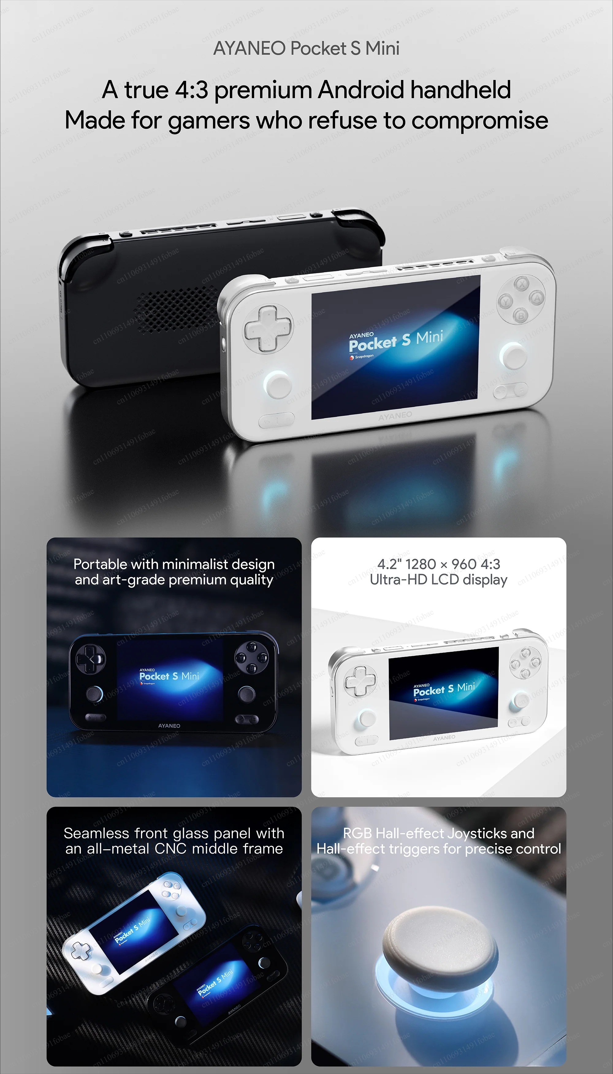 AYANEO Pocket S ミニレトロハンドヘルドゲーム - Gaming Console Retro のレビューと価格