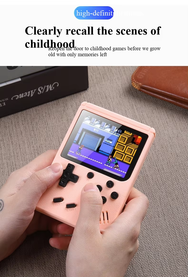400種類のミニゲーム搭載、携帯型レトロゲーム機、8ビット、 - Gaming Console Deals のレビューと価格