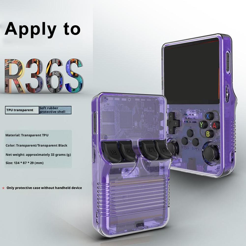 R36S ハンドヘルドゲームコンソール保護カバーポータブルバ - Gaming Console R36S のレビューと価格