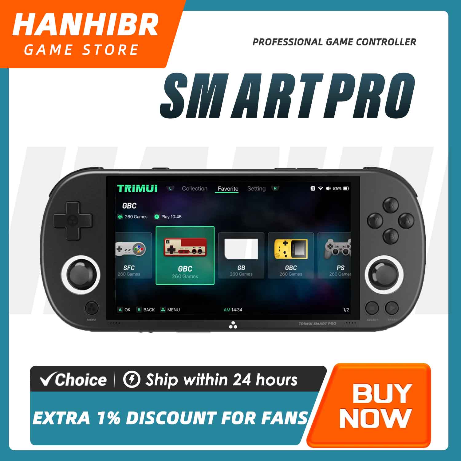 TRIMUI SMART PRO オープンソースLinuxハ - Gaming Console Types のレビューと価格