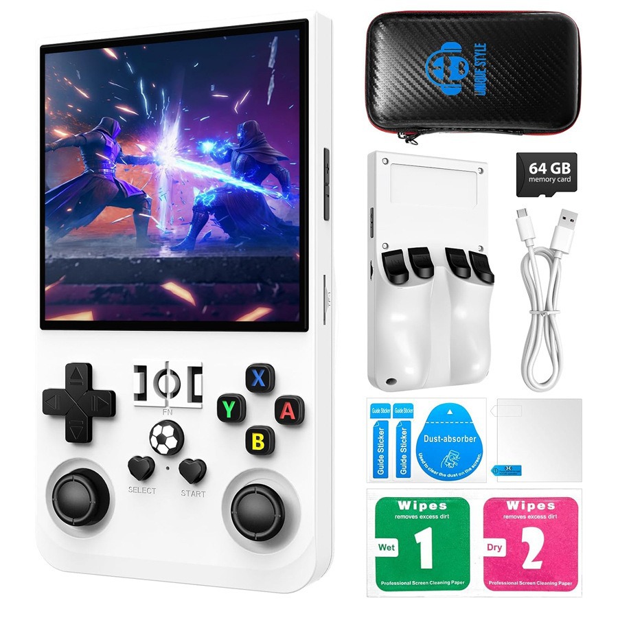 R36MAXオープンソース携帯ゲーム機 4.0インチ大画面  - Gaming Console Retro のレビューと価格
