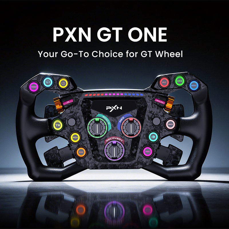 PXN GT ONEレーシングシミュレーターカスタムボタンF - Steering Wheel Gaming のレビューと価格