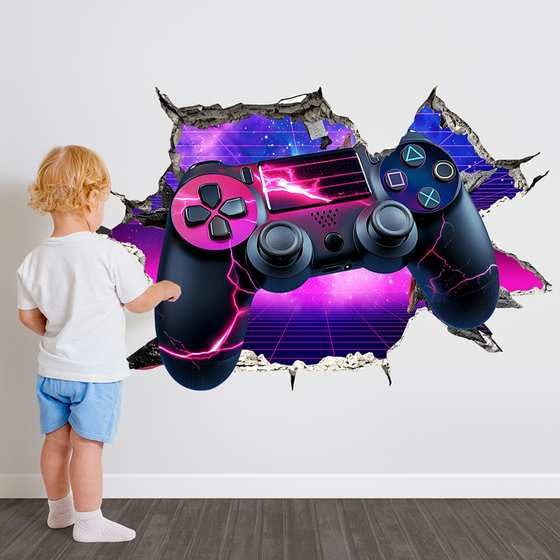 大型ゲーミングポスター壁用ホールアート、鮮やかなカラーゲーム - Gaming Console Game Zone のレビューと価格