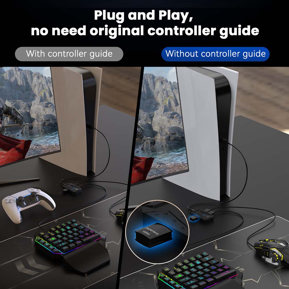 PS5 ゲーミングキーボードマウスコンボ USB タイプ C - Gaming Console Types のレビューと価格