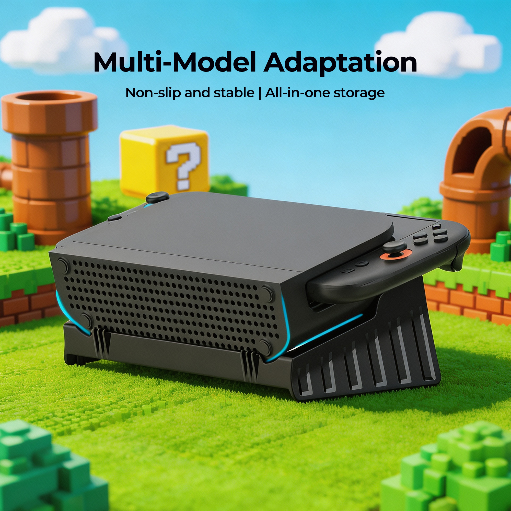 任天堂スイッチ2/スイッチ/スイッチOLED用 横置きスタン - Gaming Card Holder のレビューと価格