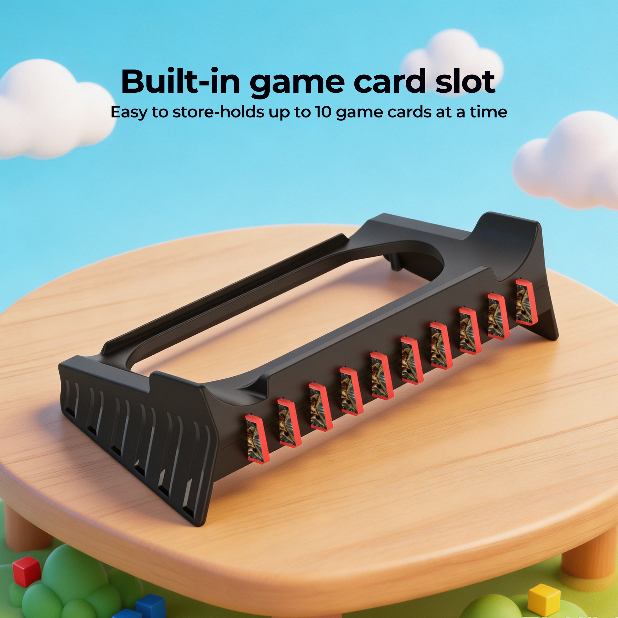 任天堂スイッチ2/スイッチ/スイッチOLED用 横置きスタン - Gaming Card Holder のレビューと価格
