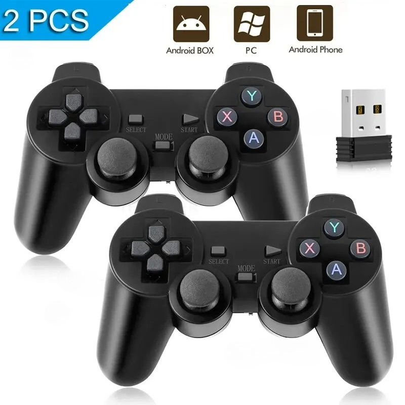 1PC/2PCS 2.4G USB ワイヤレスゲームパッドジ - Gaming Console For Smart Tv のレビューと価格