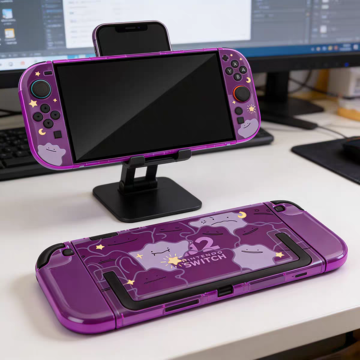 新しいポケモンスイッチ 2 分割保護ケース Ns2 ゲームコ - Gaming Console With のレビューと価格