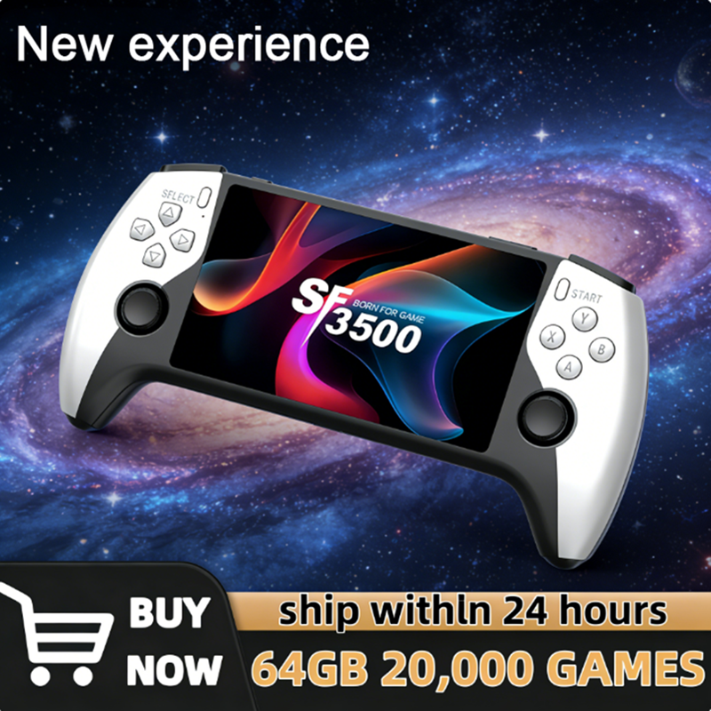 新しい SF3500 レトロハンドヘルドビデオゲームコンソー - Gaming Console Youtube のレビューと価格