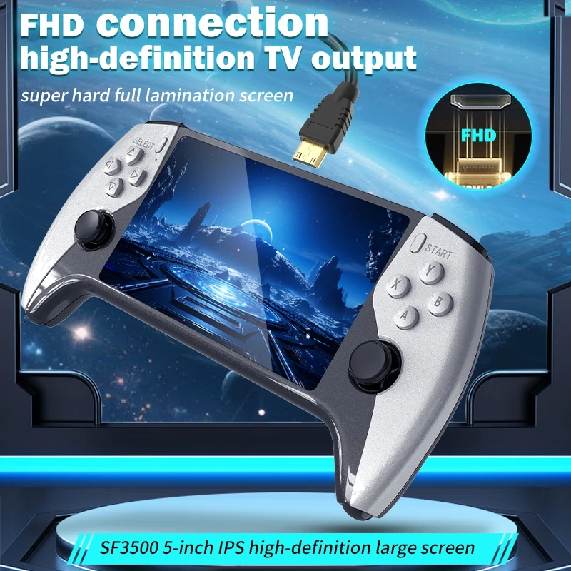 新しい SF3500 レトロハンドヘルドビデオゲームコンソー - Gaming Console Youtube のレビューと価格