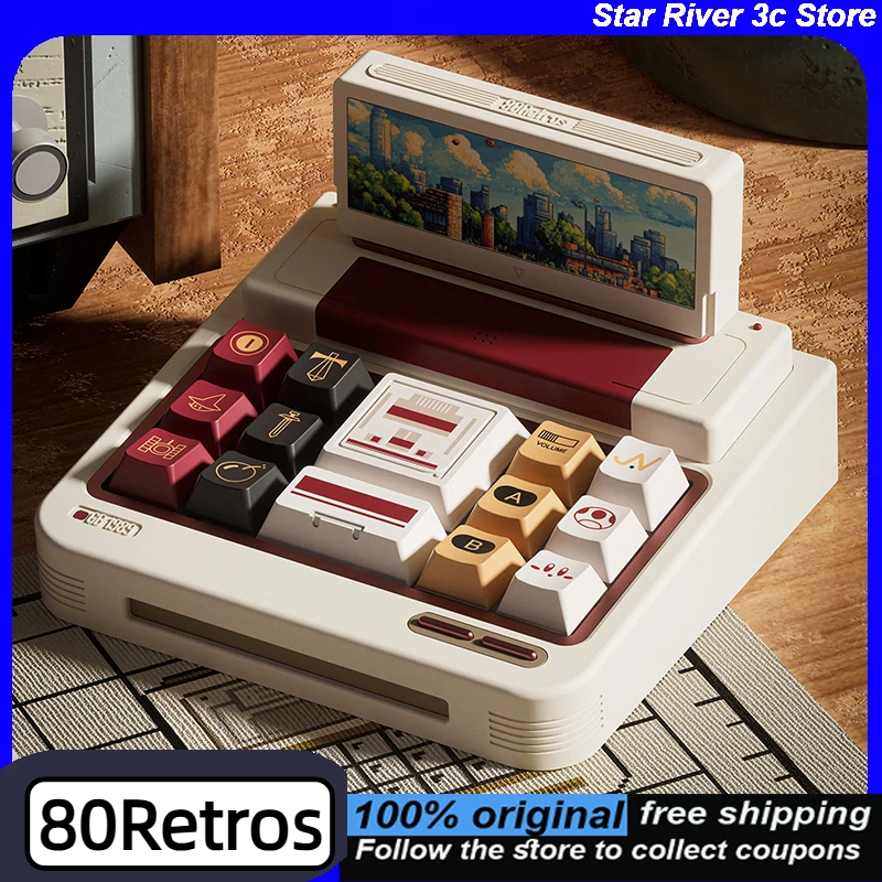 80Retros FC1983 レトロな赤と白のゲーム機風キ - Gaming Console Retro のレビューと価格