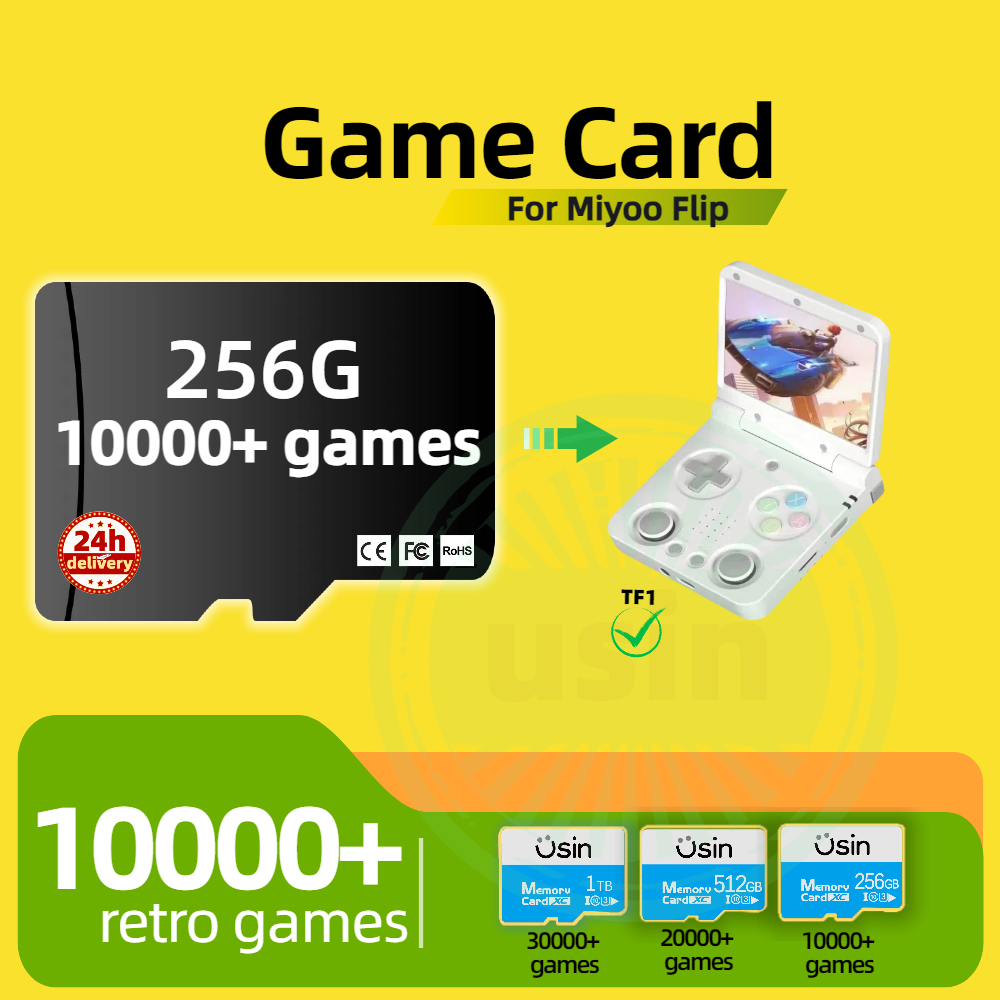 Miyoo Flip 30000+レトロクラシックゲームカー - Gaming Console Retro のレビューと価格