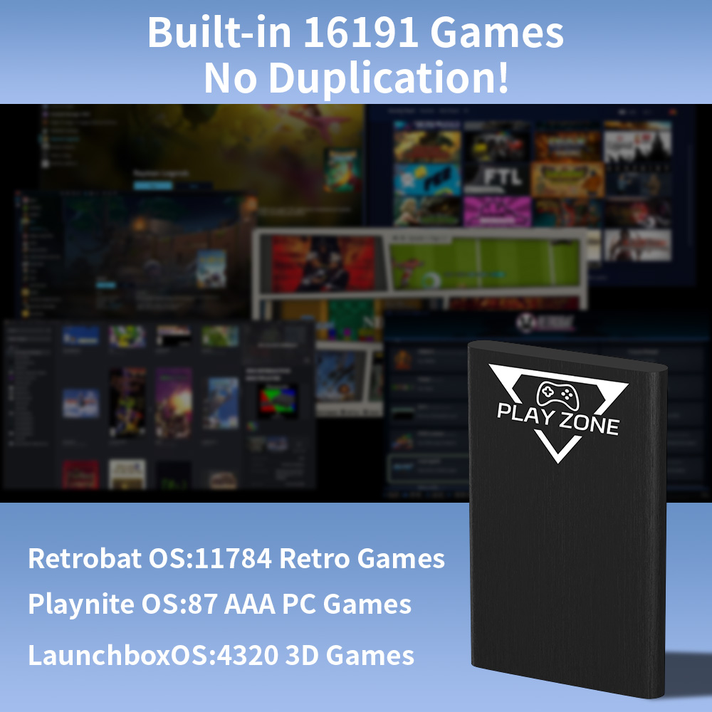 Play Zone 1TB ポータブルゲーミングHDD PS - Gaming Console Game Zone のレビューと価格