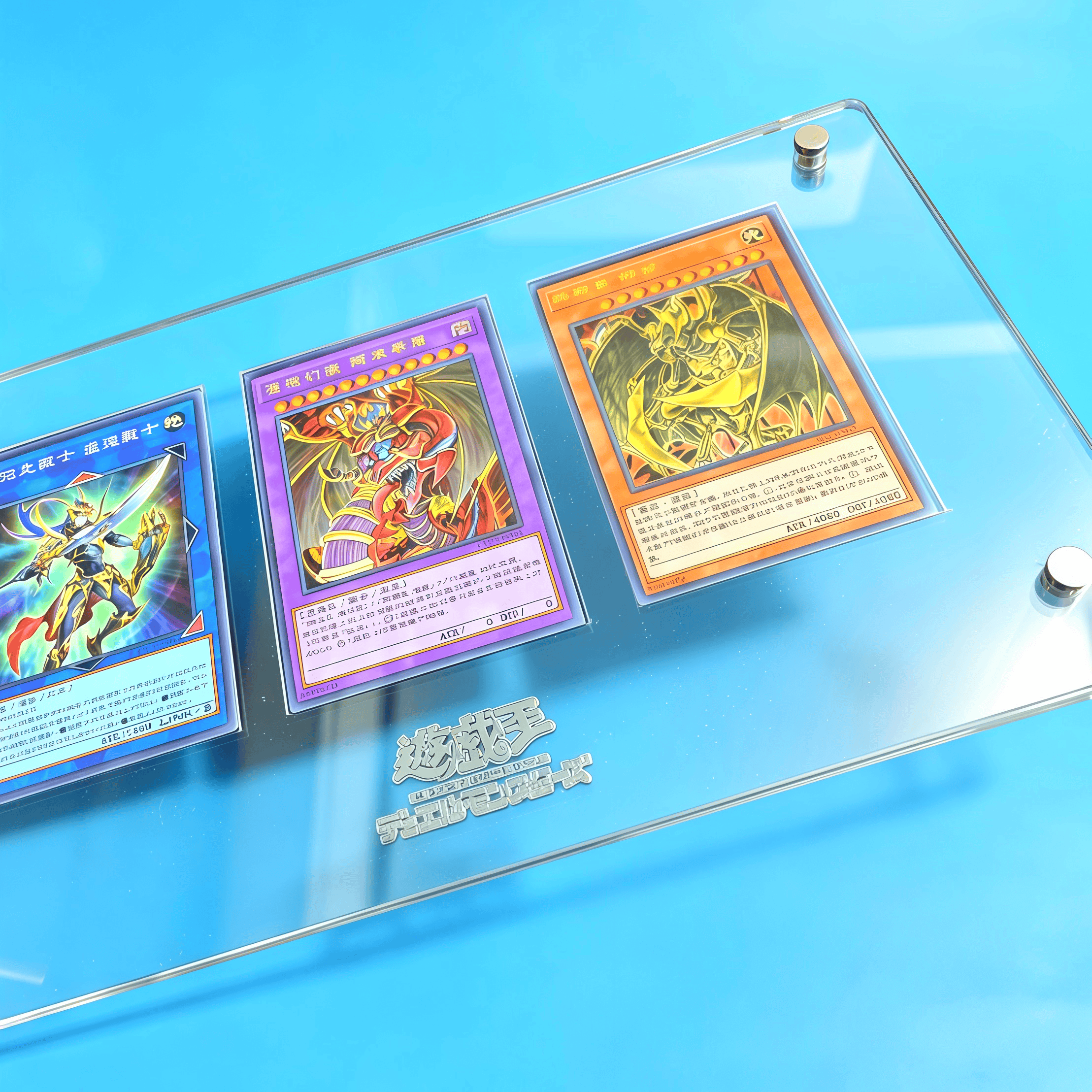 遊戯王 クリアアクリル3スロットカードブリックディスプレイス - Gaming Card Holder のレビューと価格