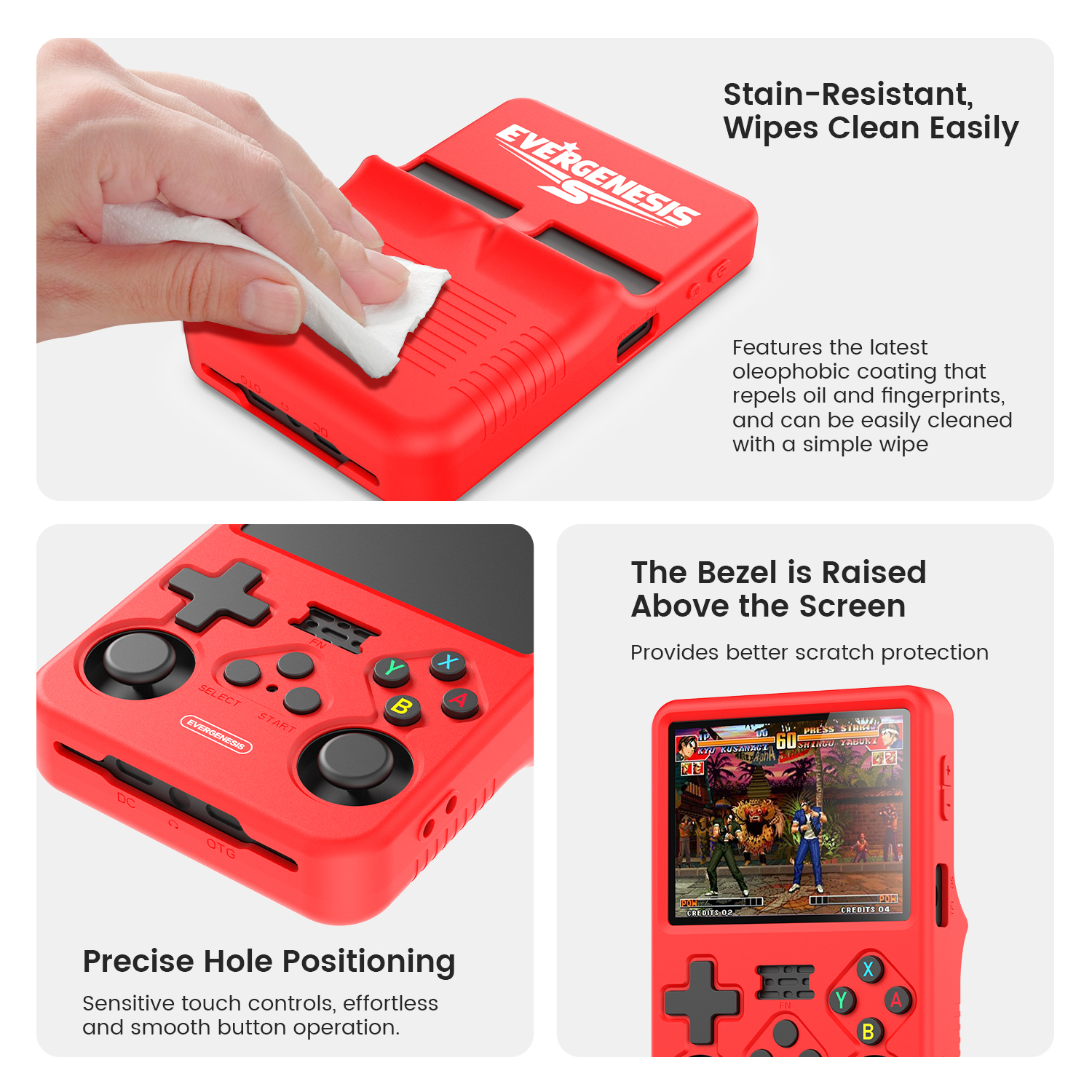 R36S シリコンケースハンドヘルドゲームコンソールシリコン - Gaming Console R36S のレビューと価格