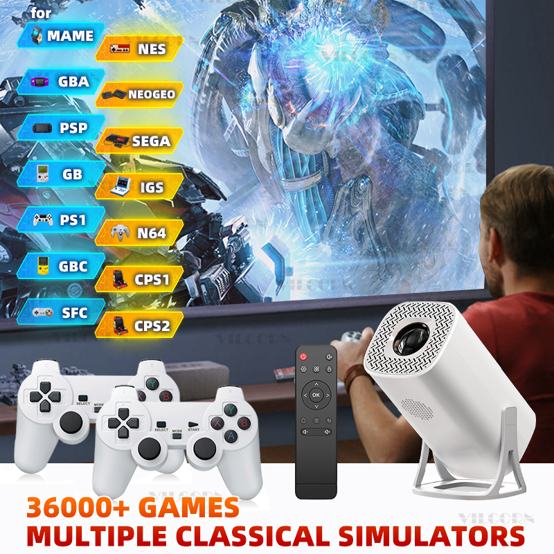 ミニプロジェクター ビデオゲームコンソール 36000ゲーム - Gaming Console Youtube のレビューと価格