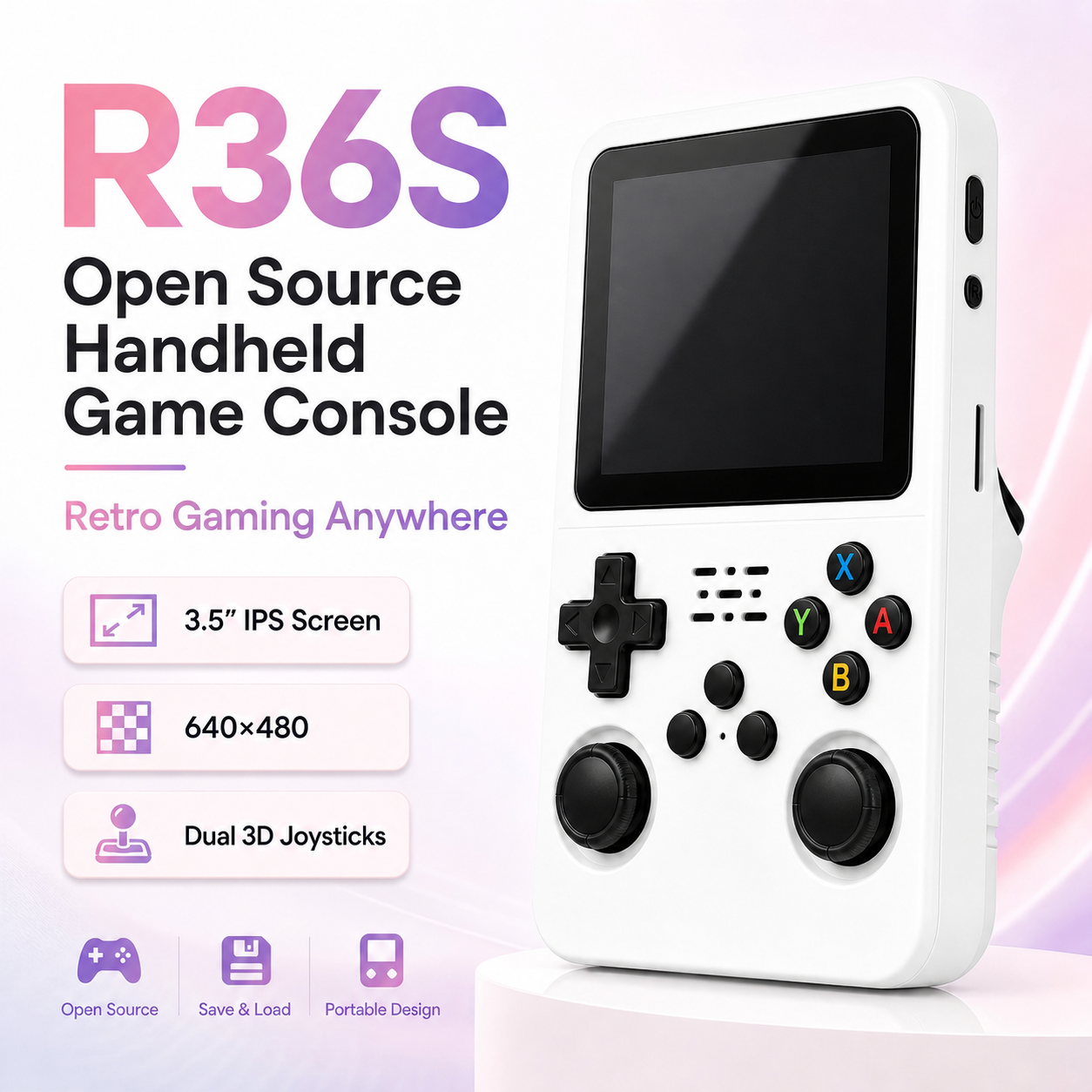 R36S 64/128GB レトロハンドヘルドゲーム機 Li - Gaming Console Deals のレビューと価格