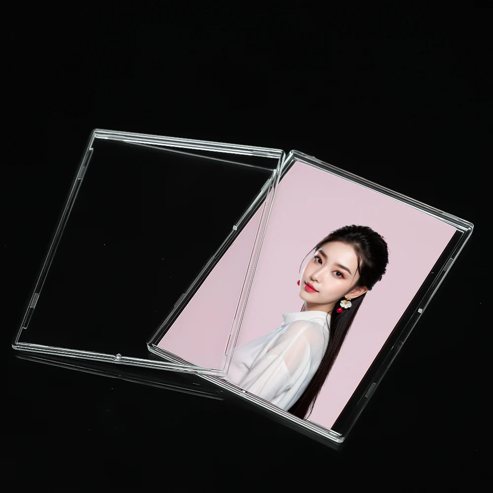 透明アクリルカードホルダー スナップ式 ゲームスポーツトレー - Gaming Card Holder のレビューと価格