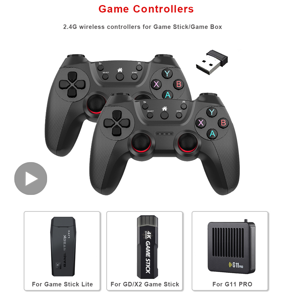 ワイヤレスゲームパッドゲームコントロールビデオゲームパッドコ - Gaming Console For Smart Tv のレビューと価格